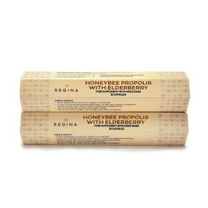 Regina Honeybee Propolis with Elderberry: 60 Capsules 
