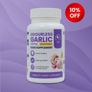 Odourless Garlic 1,000mg: 90 softgels