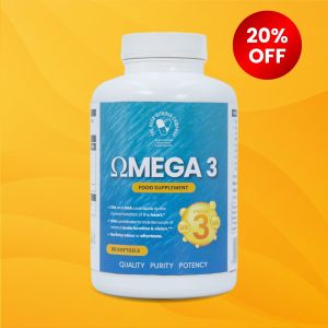 Omega 3 1,000mg: 90 softgels
