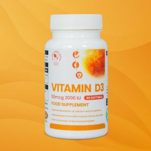 Vitamin D3 2000 IU: 60 softgels
